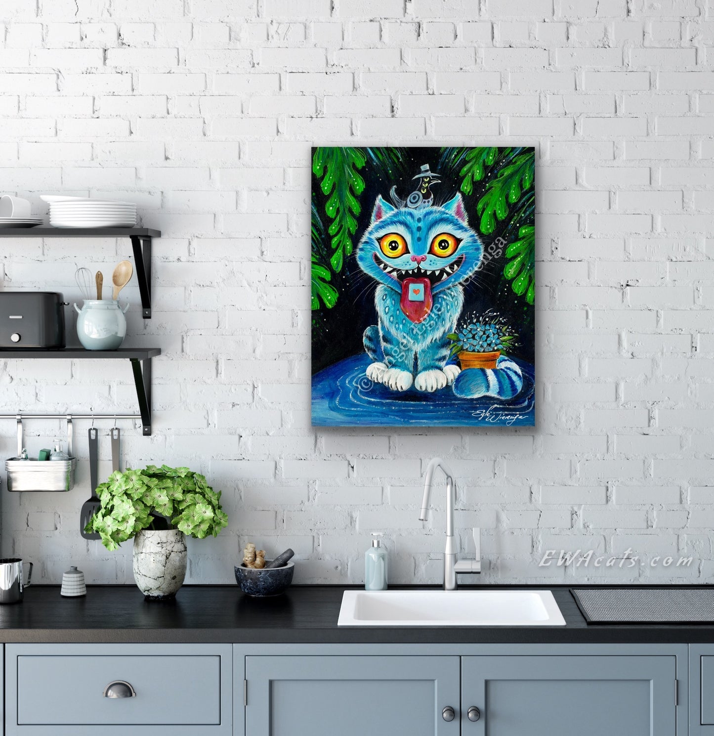 SUPREME MASTER CANVAS "Derpy Tiger Cat" Limited to 5!