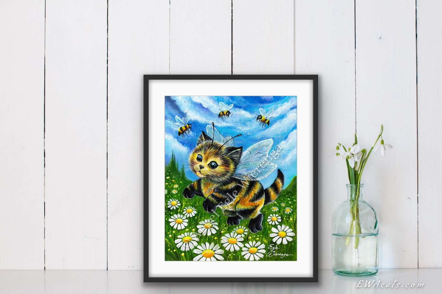 Art Print "Kitty Bee"