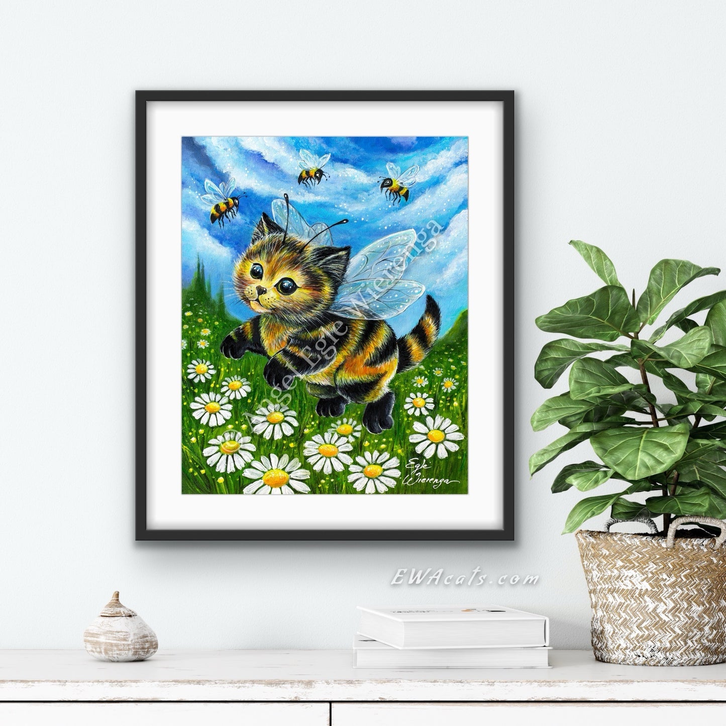 Art Print "Kitty Bee"