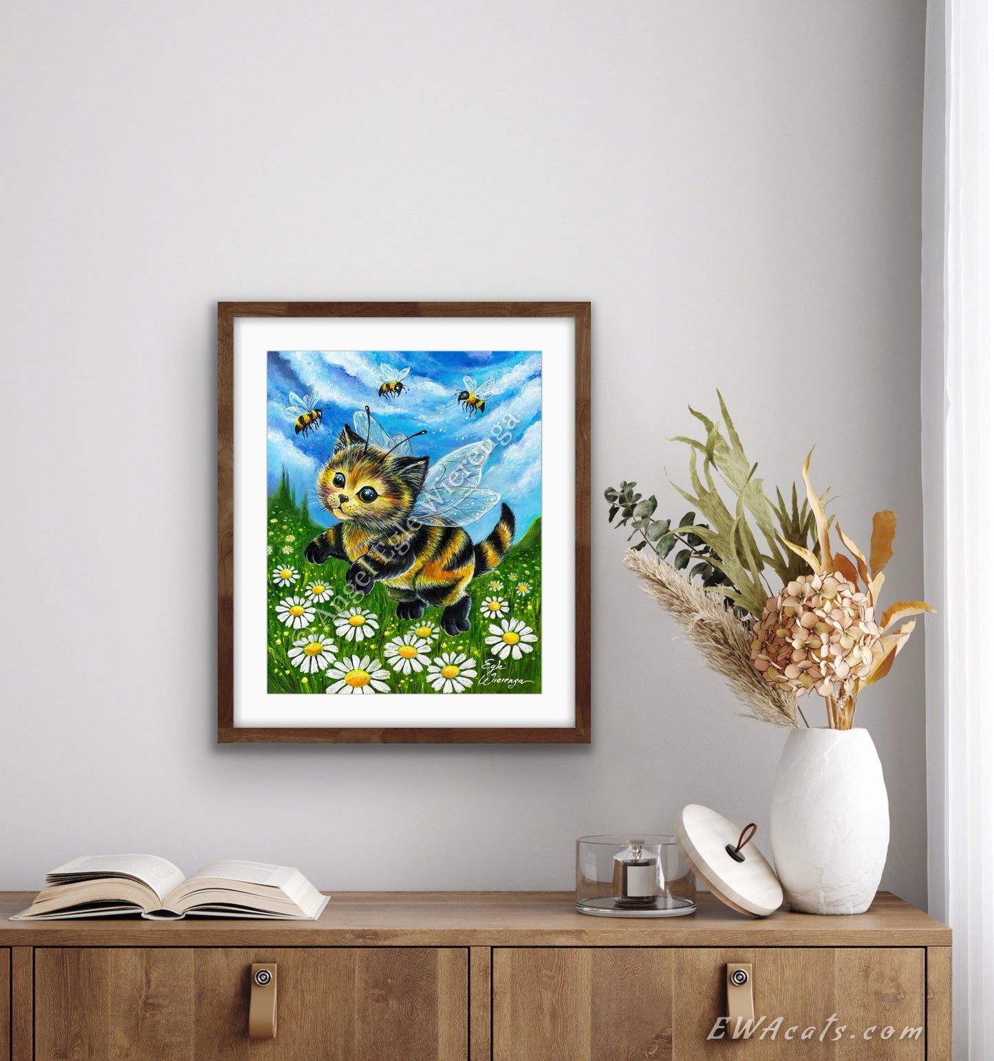 Art Print "Kitty Bee"