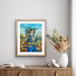 Art Print "Lucy Cat" Inspired by Fallout TV Series