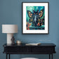 Art Print "Mothmeow"