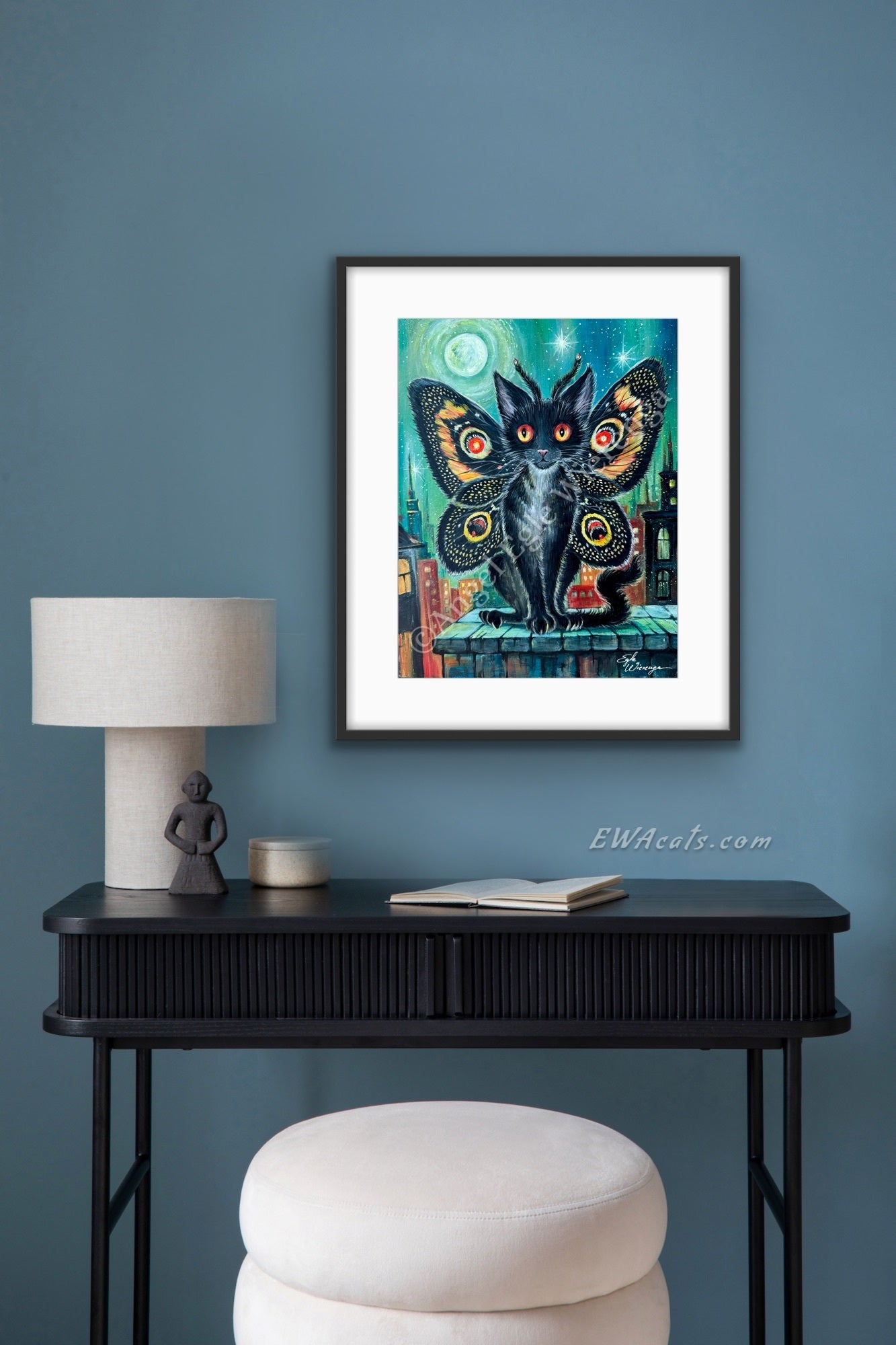Art Print "Mothmeow"