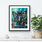 Art Print "Mothmeow"