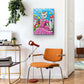 CANVAS "Catbus" Open Edition Canvas Giclee "Purrincess Peach"