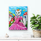 CANVAS "Catbus" Open Edition Canvas Giclee "Purrincess Peach"
