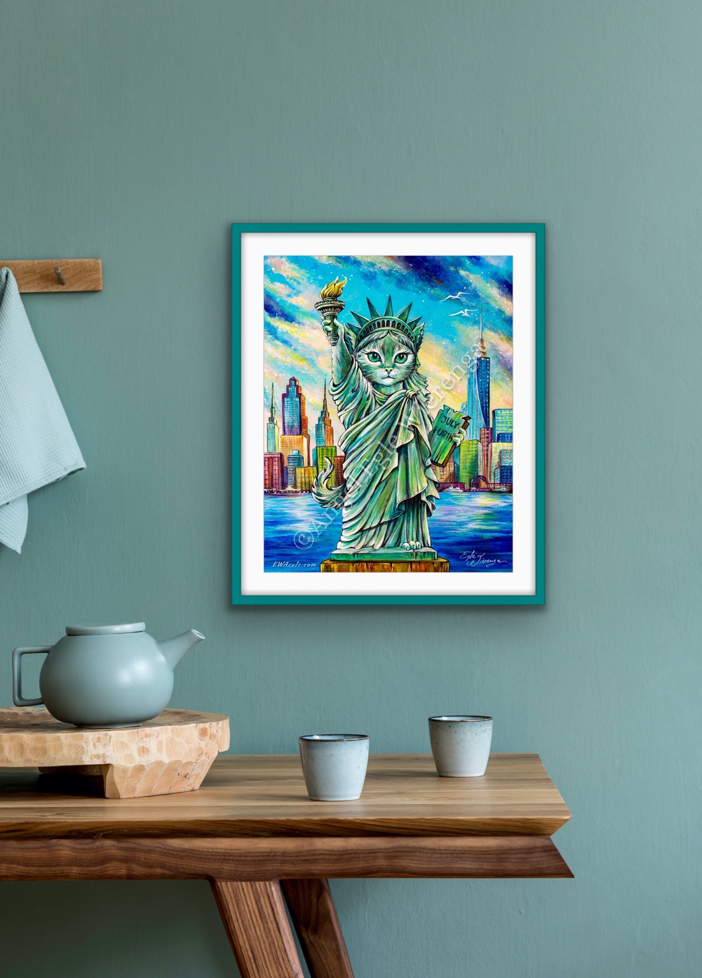 Art Print "Statue of Lipurrty"