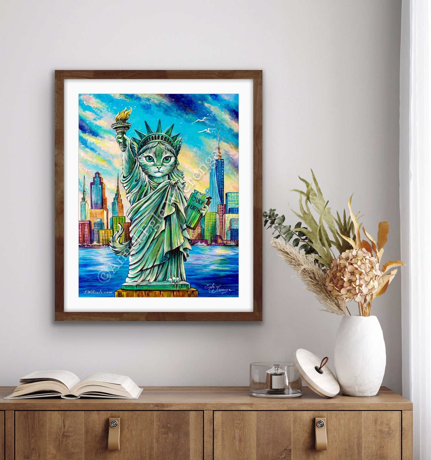 Art Print "Statue of Lipurrty"