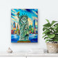 CANVAS "Statue of Lipurrty" Open Edition Canvas Giclee
