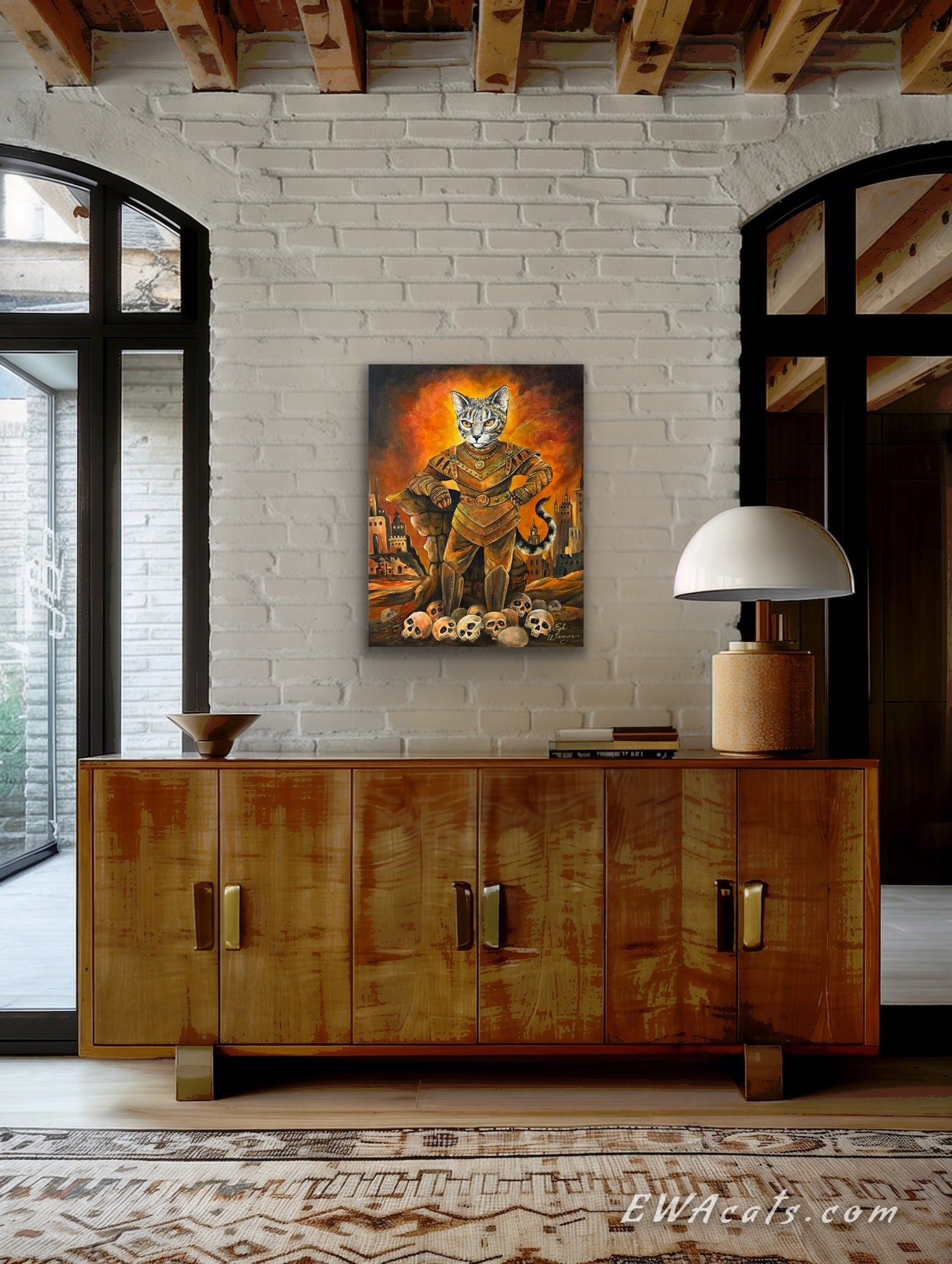 12"x 16" SUPREME MASTER CANVAS Giclee "Vigo the Catpathian" Embellished, Limited to 5 only!