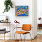 CANVAS "Kittybus" Open Edition Canvas Giclee ((Inspired by Studio Ghibli film My Neighbor Totoro)