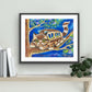 Art Print "Kittybus" ((Inspired by Studio Ghibli film My Neighbor Totoro)