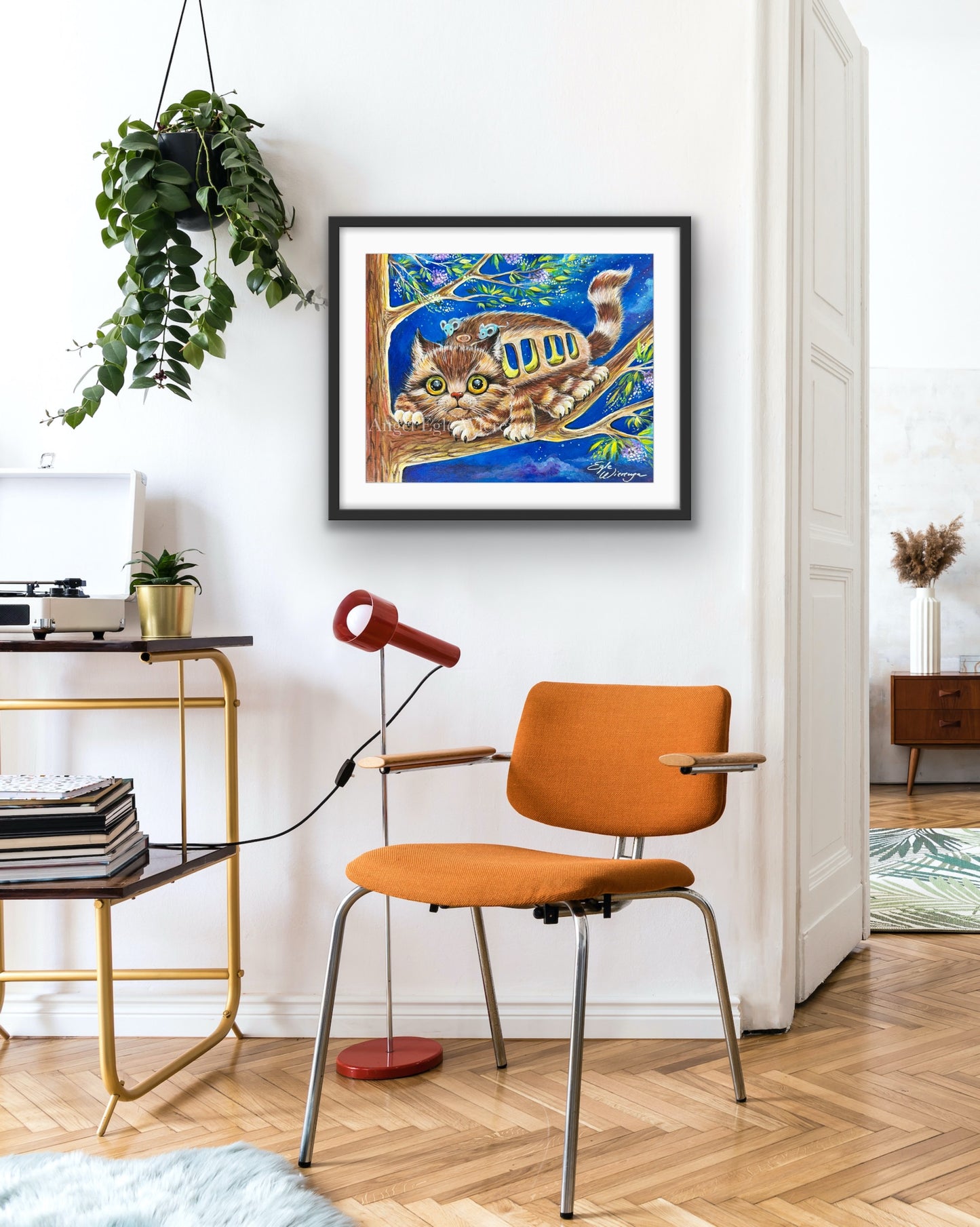 Art Print "Kittybus" ((Inspired by Studio Ghibli film My Neighbor Totoro)