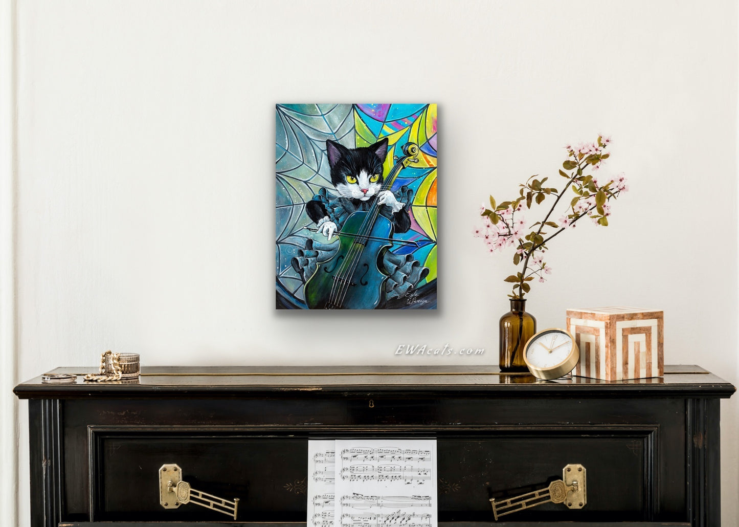 CANVAS  "Wednesday Cattams"" Open Edition