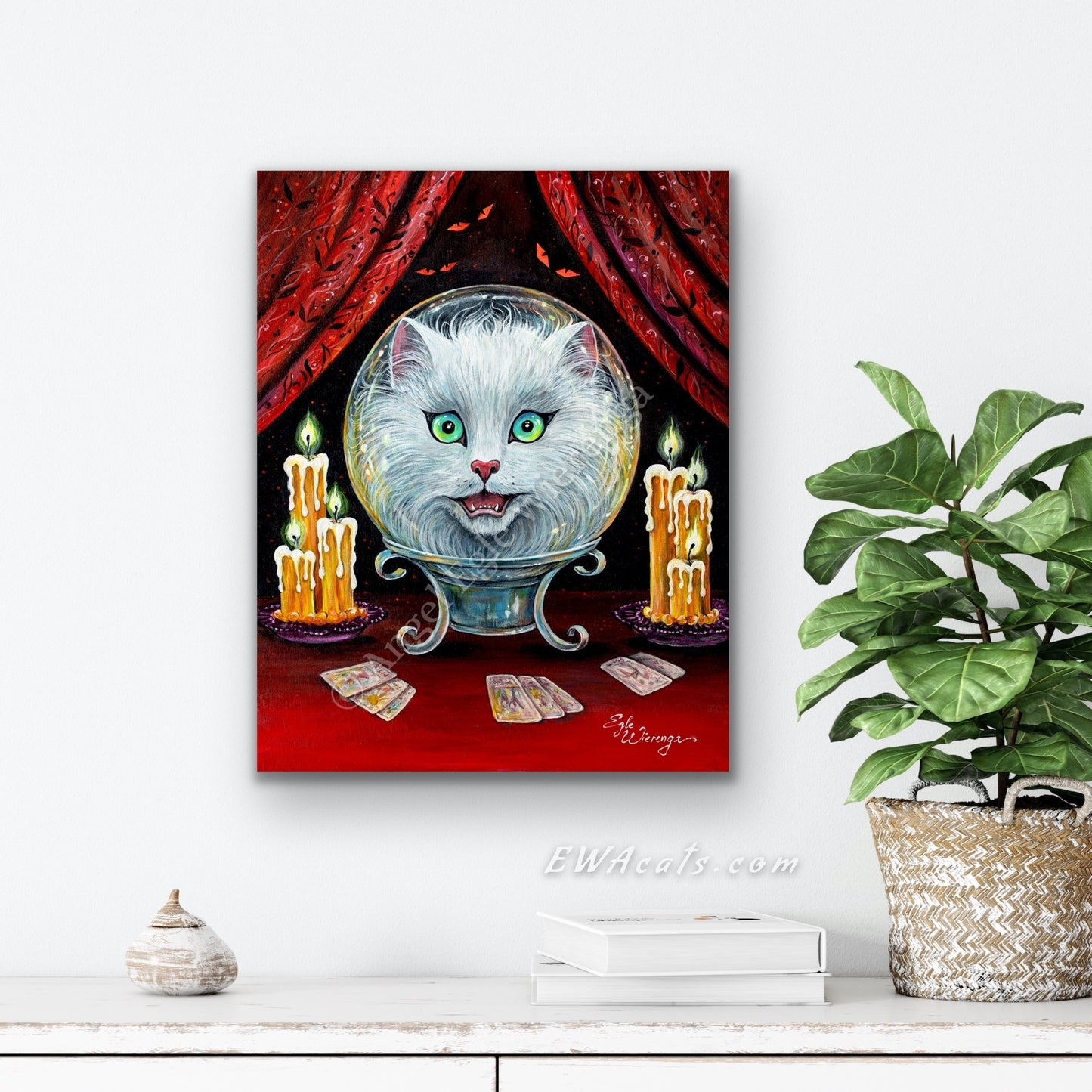 CANVAS "Mewdame Leota"