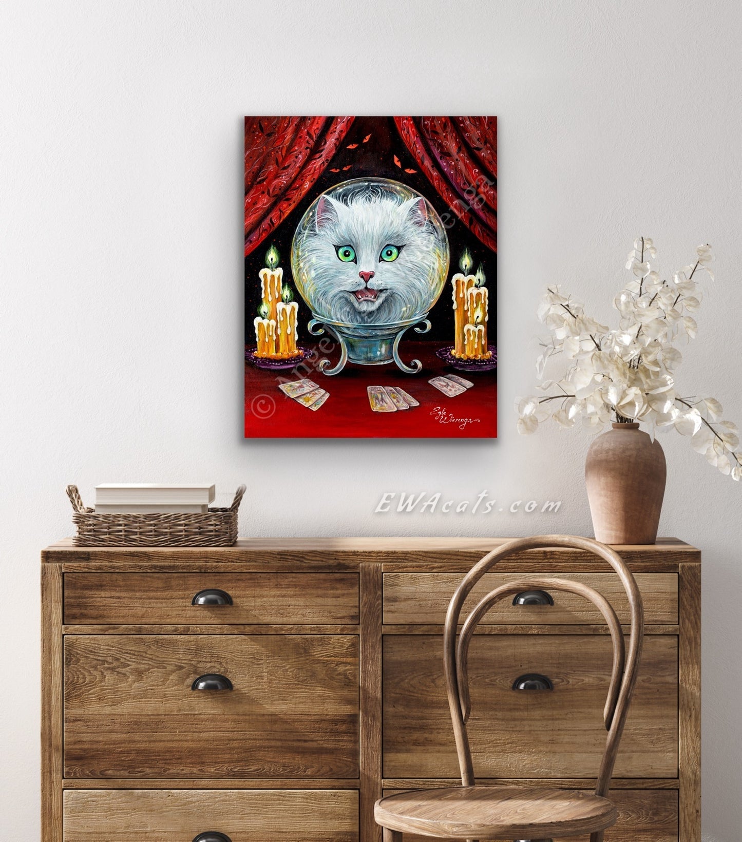 CANVAS "Mewdame Leota"