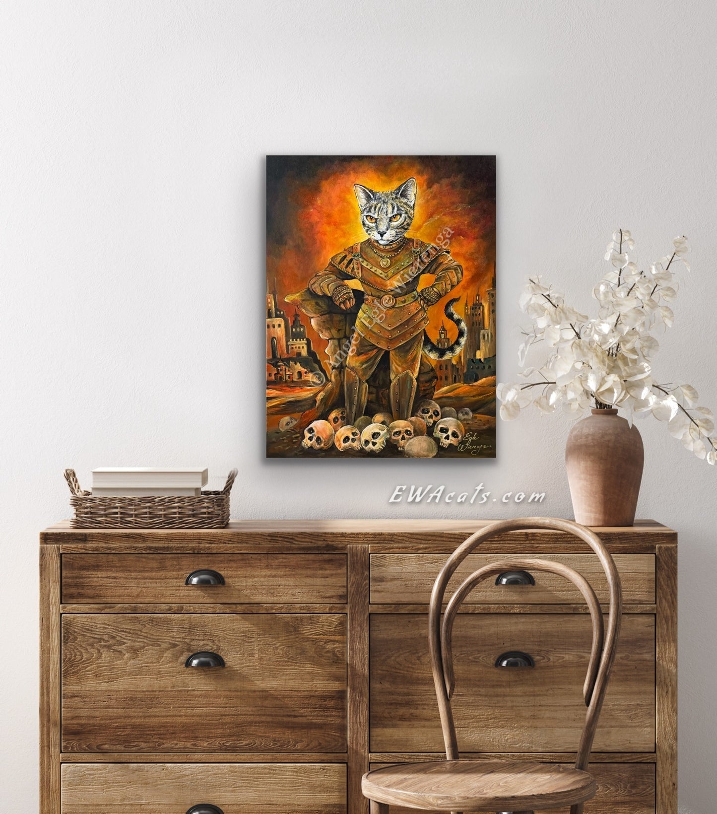 12"x 16" SUPREME MASTER CANVAS Giclee "Vigo the Catpathian" Embellished, Limited to 5 only!