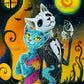 SUPREME MASTER CANVAS "Jack and Sally Cats" (#5 last canvas!) Limited to 5 only!