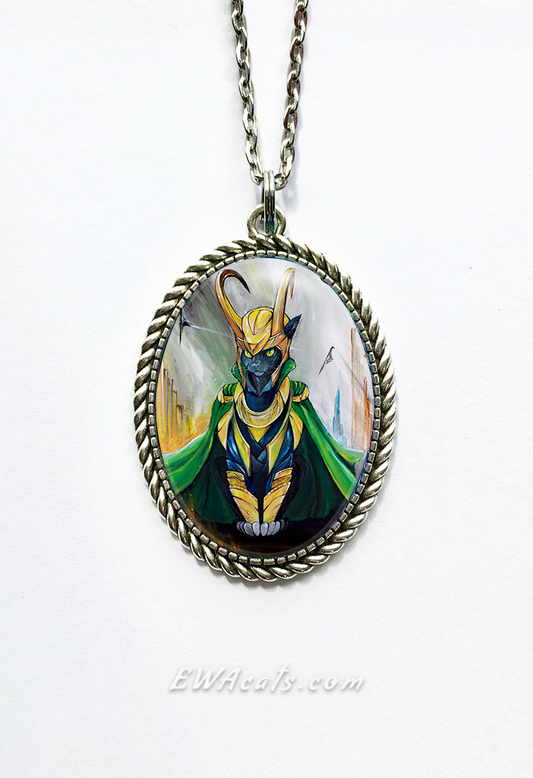 Necklace "Loki B Cat"