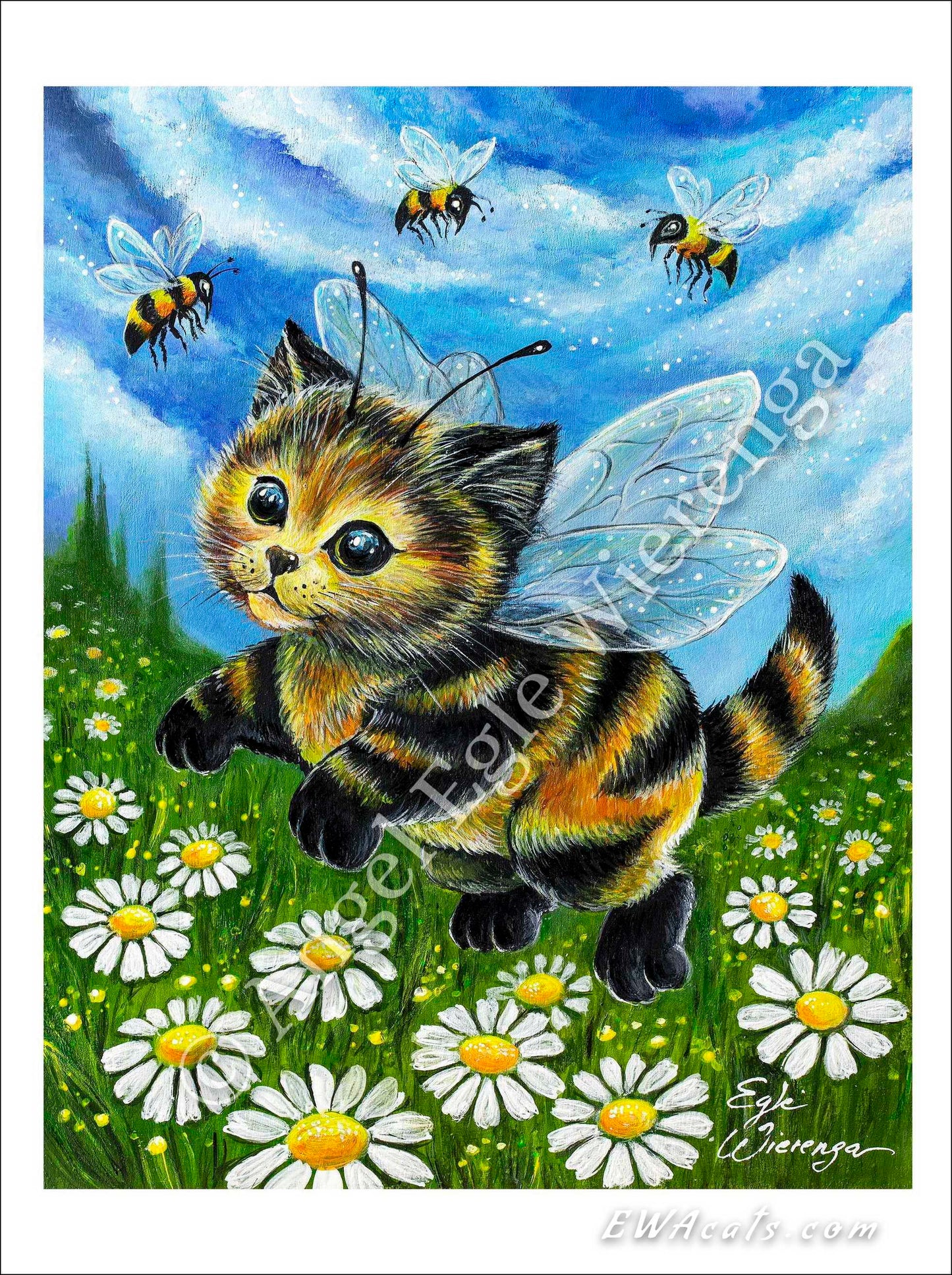 Art Print "Kitty Bee"