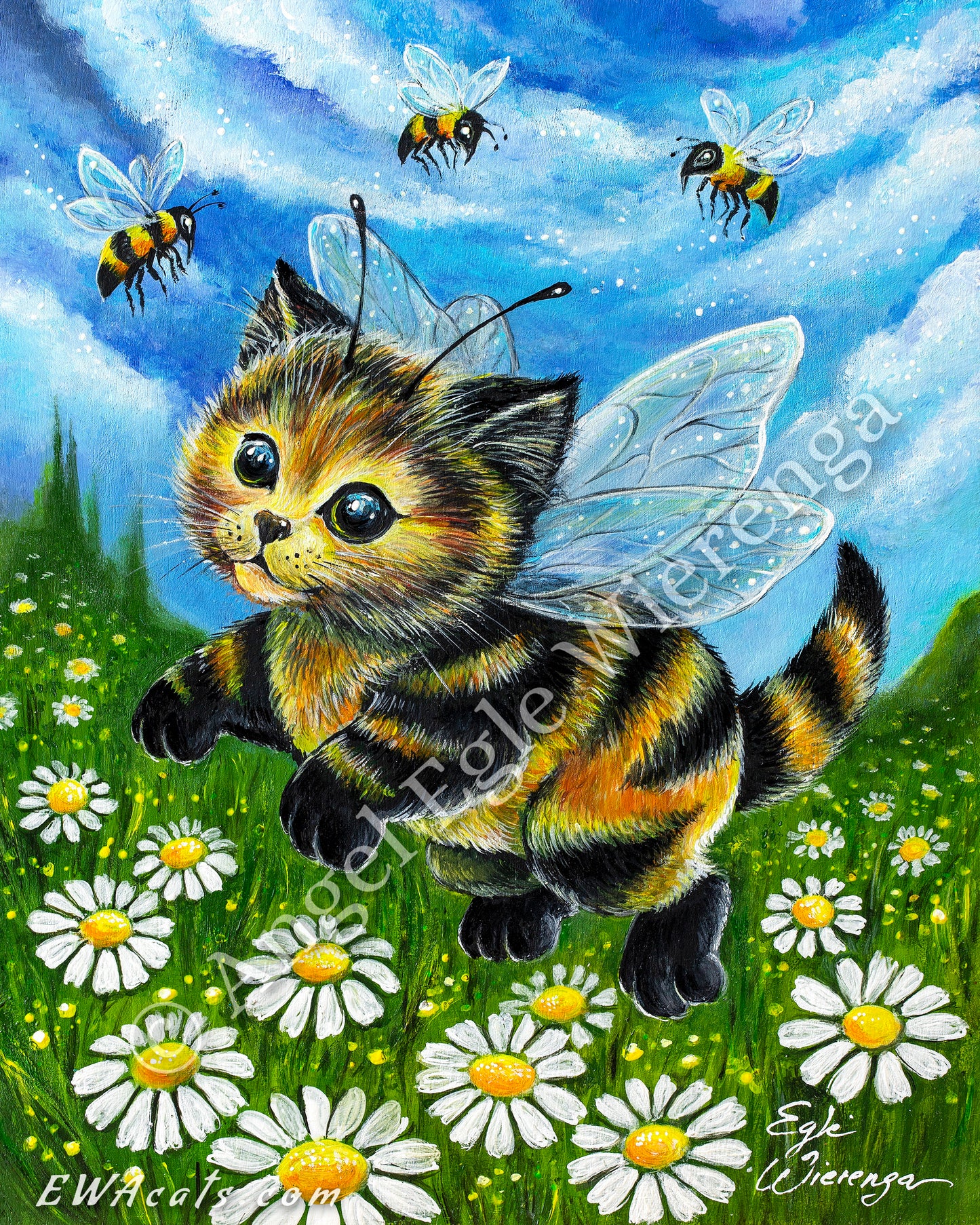 CANVAS "Kitty Bee" Open & Limited Edition