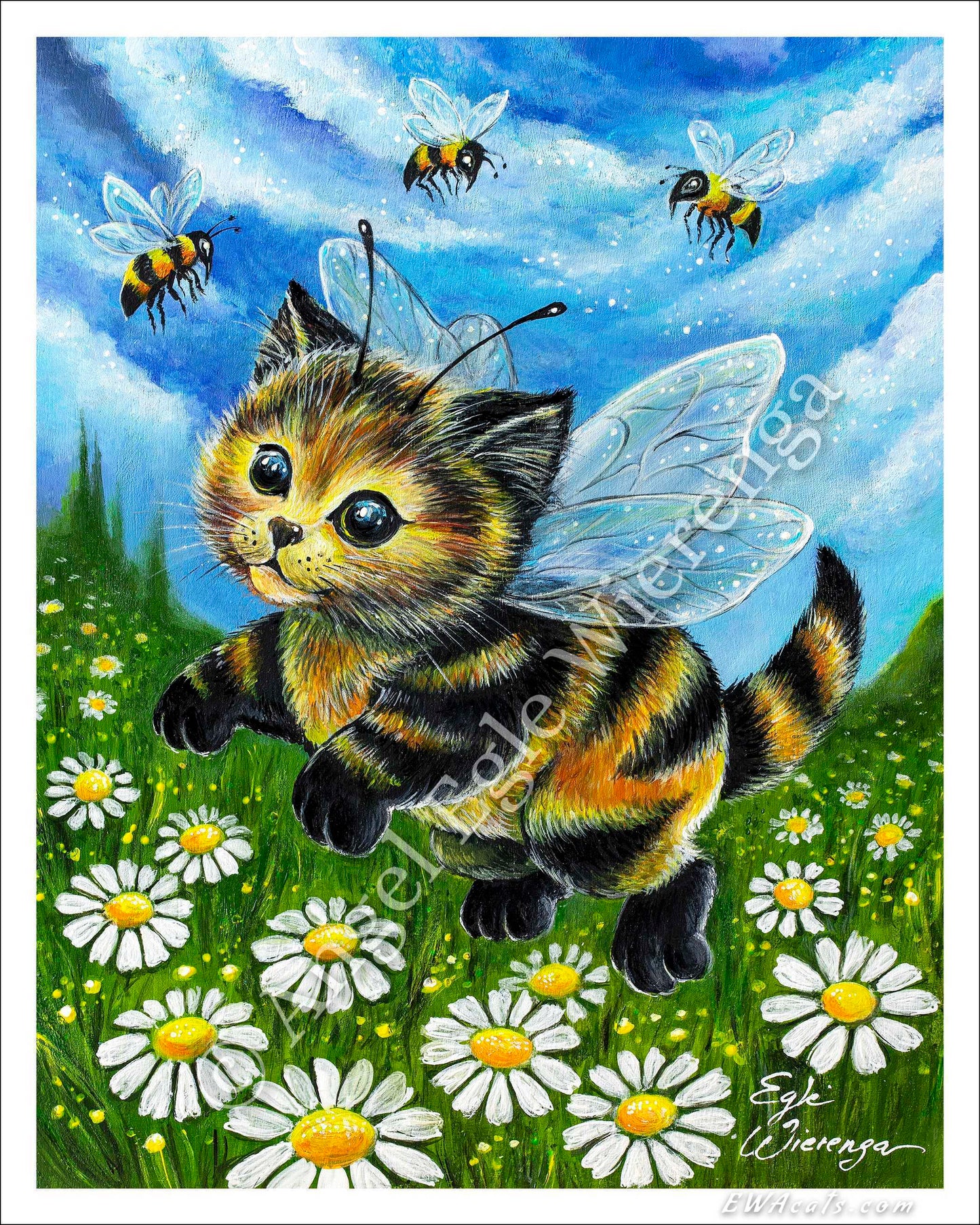 Art Print "Kitty Bee"