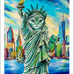 Art Print "Statue of Lipurrty"