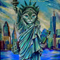 SUPREME MASTER CANVAS  "Statue of Lipurrty" Limited to 5!