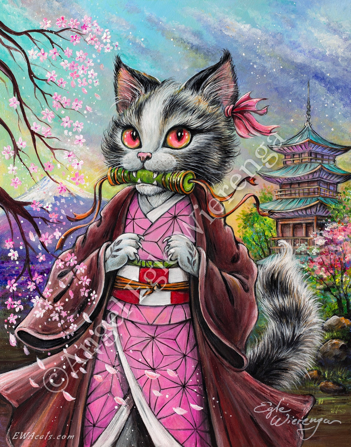 Original Painting "Meow-Zuko"