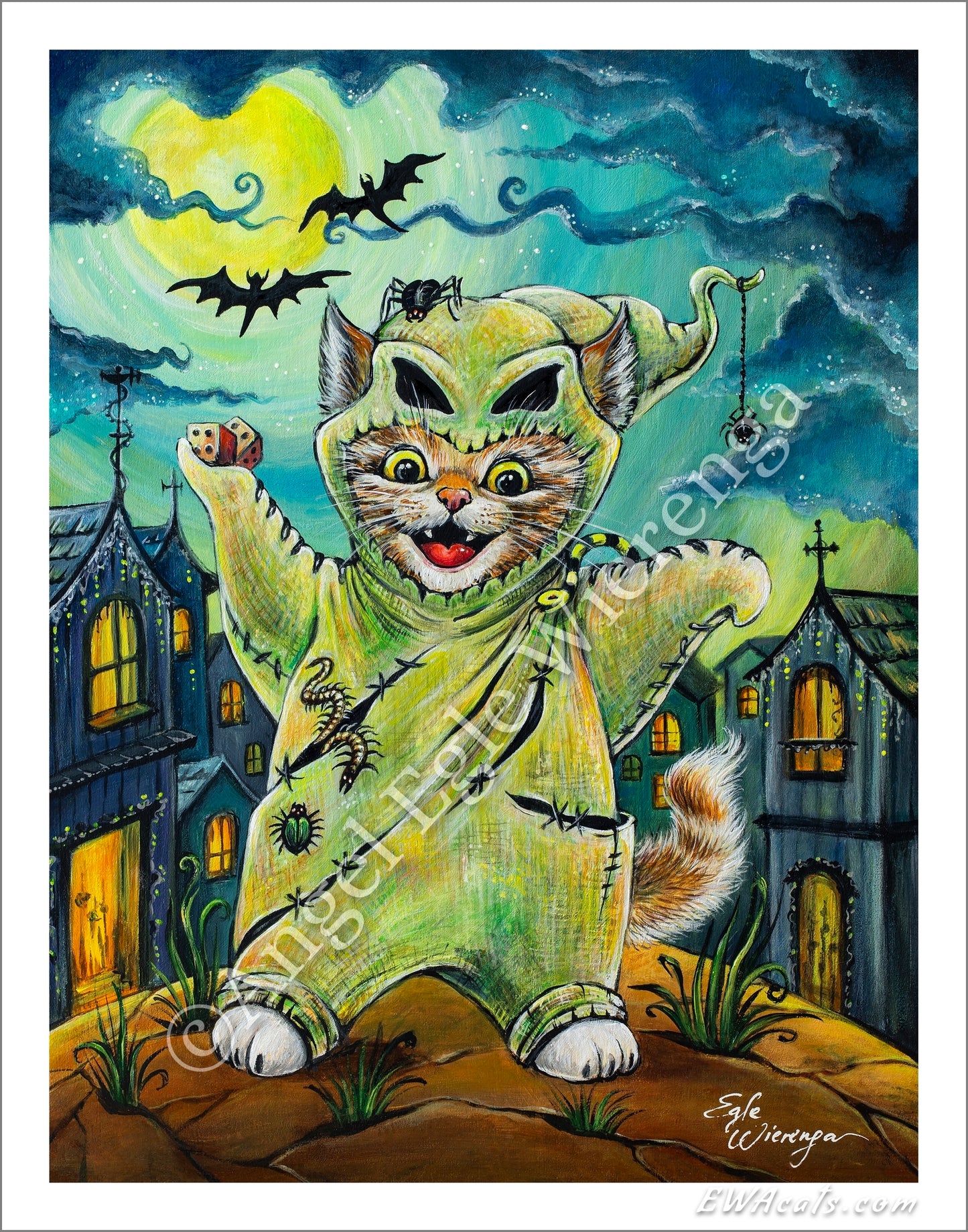 Art Print "Oobie boogie Kitty"