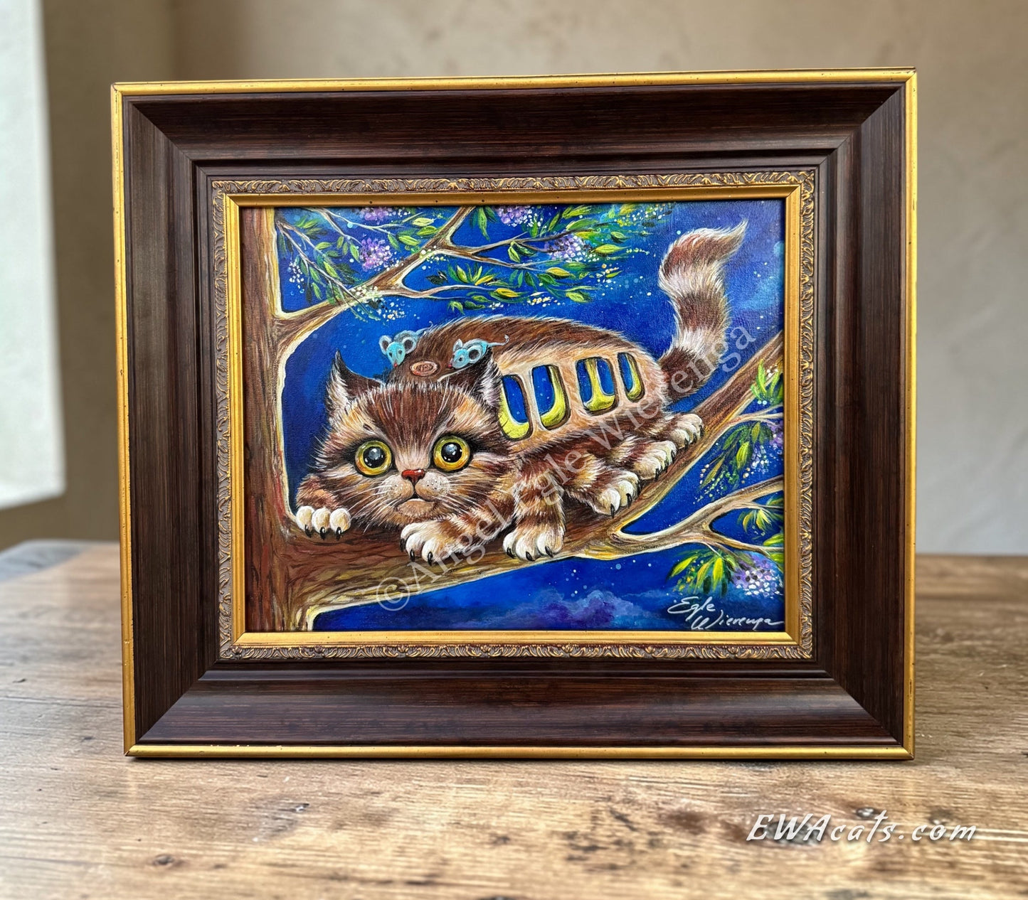Original Painting "Catbus" (Inspired by Studio Ghibli film My Neighbor Totoro)
