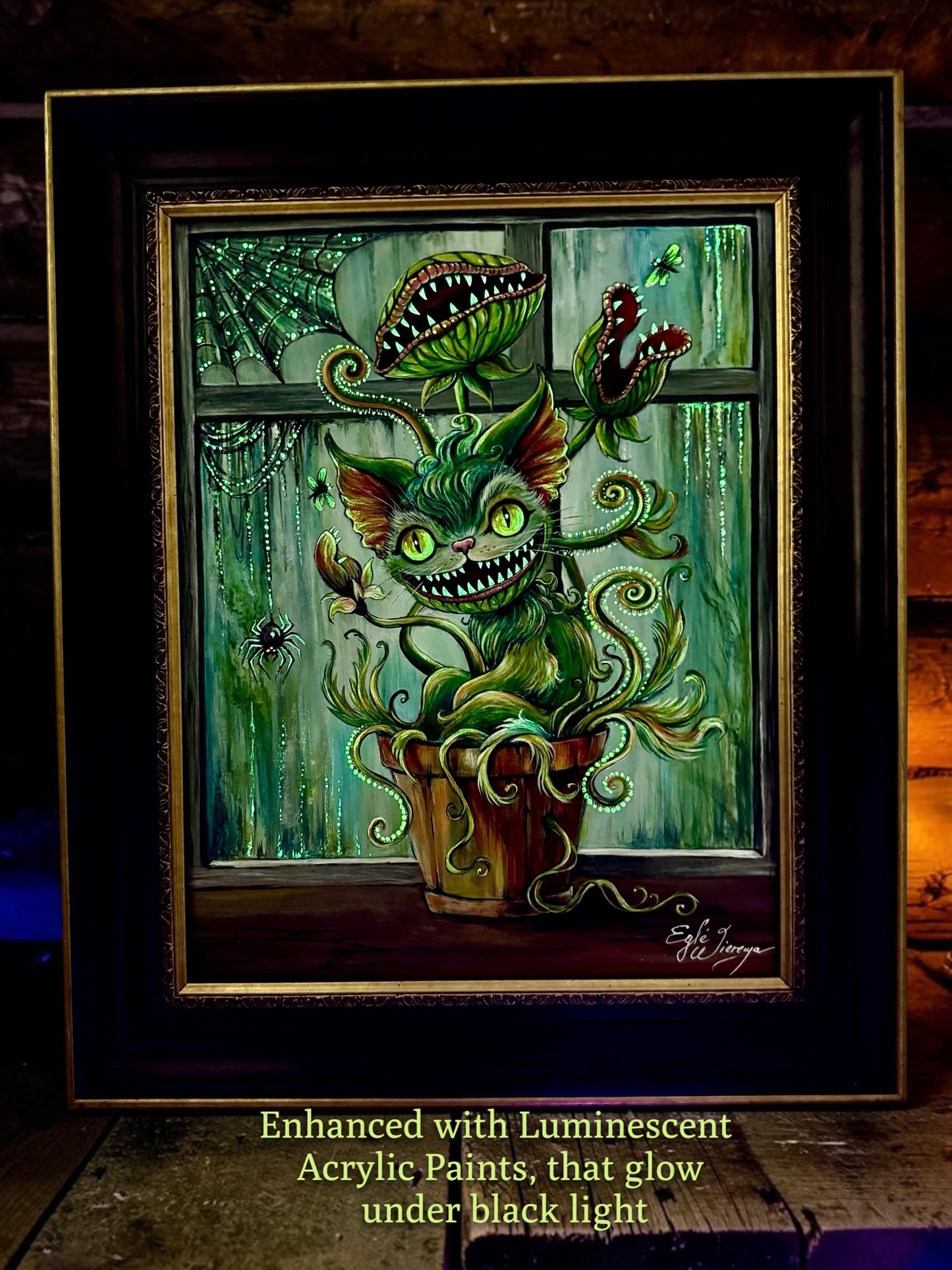 Original Painting "Venus Meowtrap"