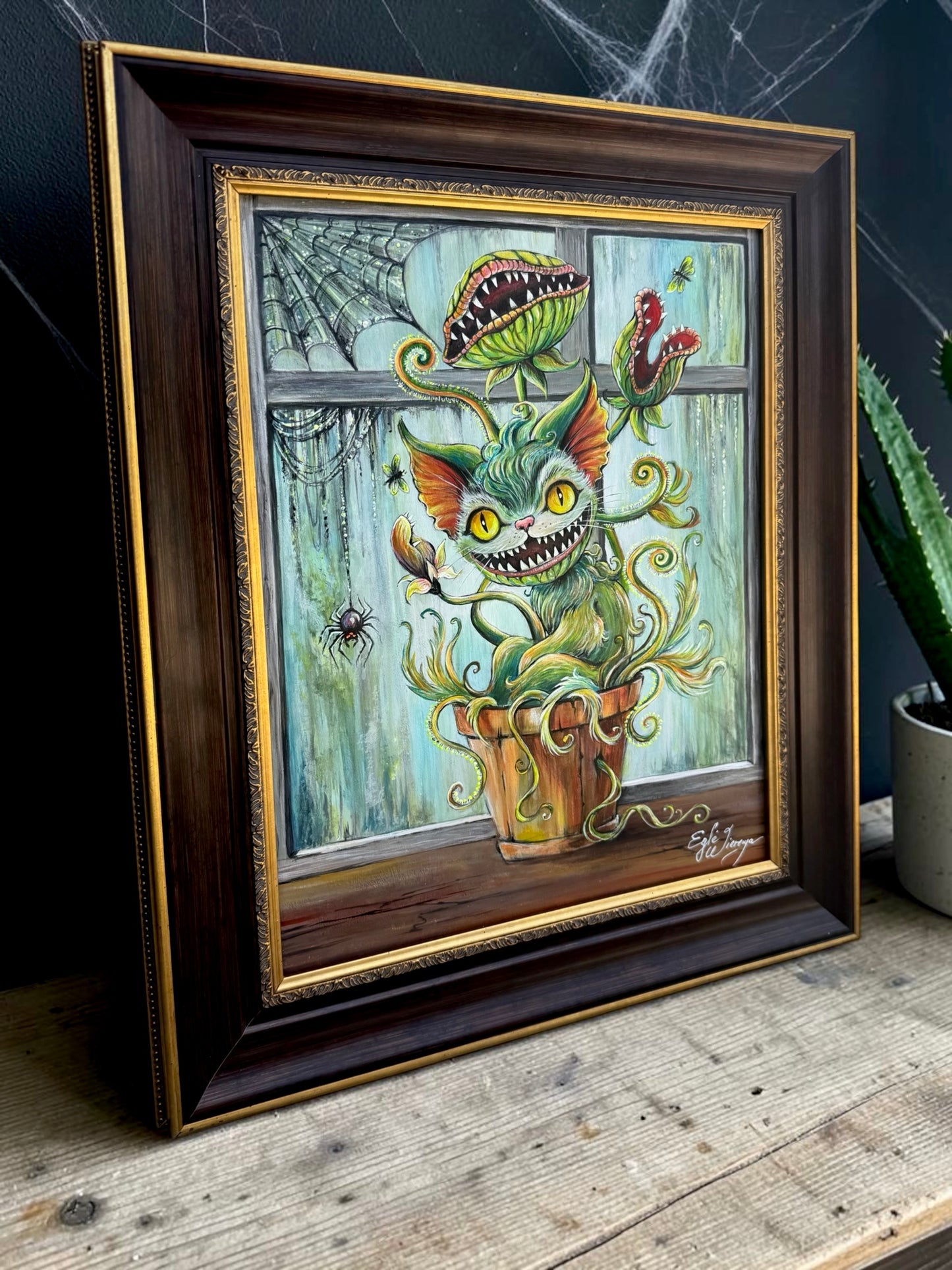 Original Painting "Venus Meowtrap"