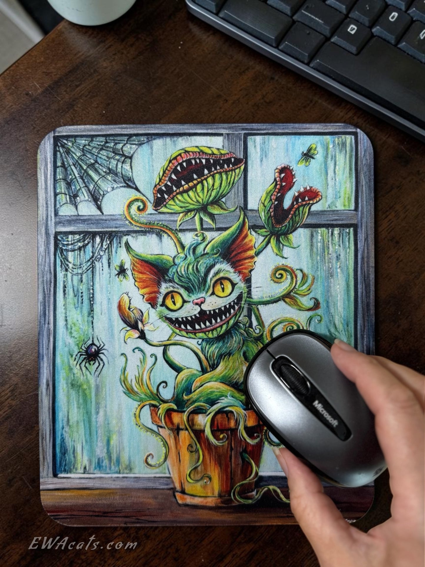 Mouse Pad "Venus Meowtrap"