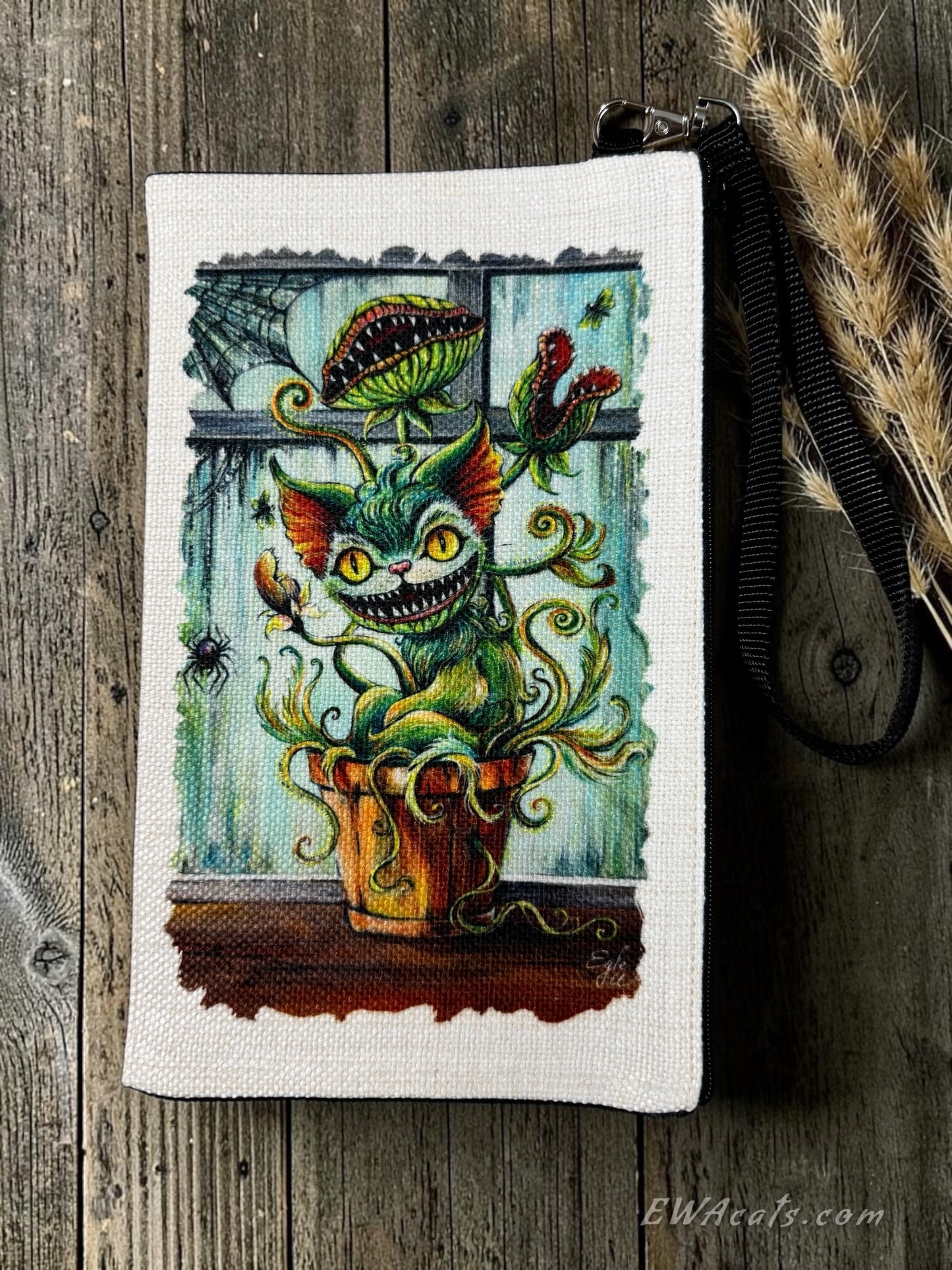 Linen Wallet "Venus Meowtrap"