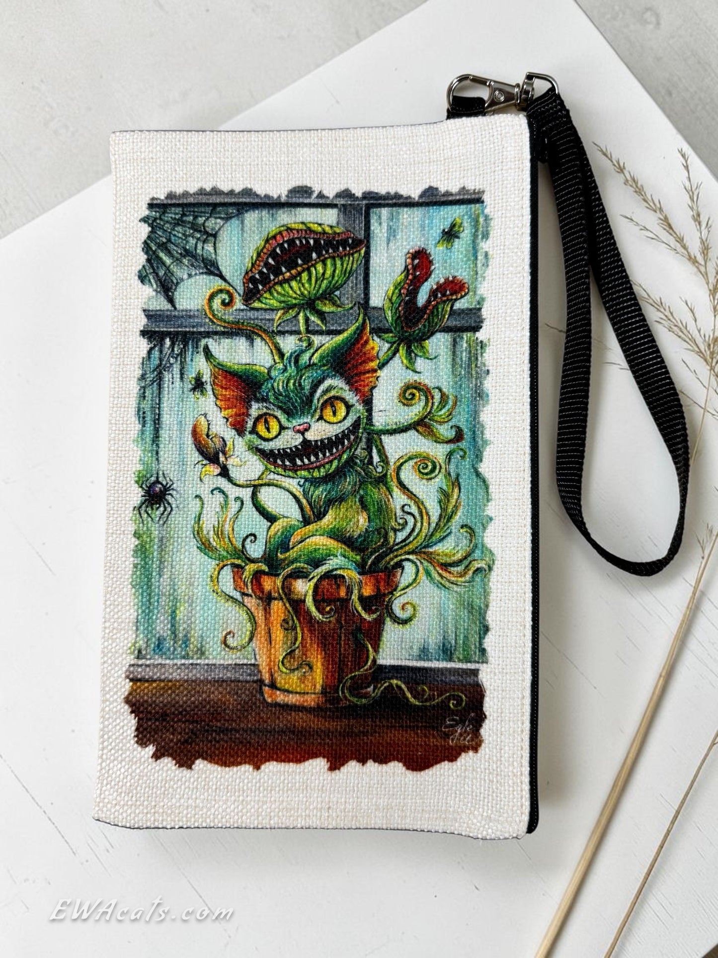 Linen Wallet "Venus Meowtrap"