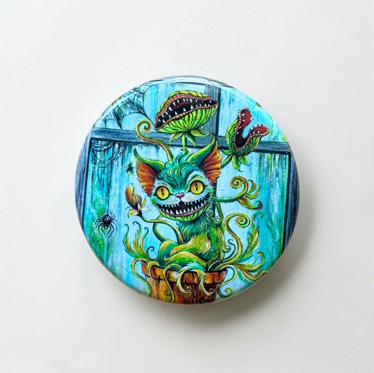 Button "Venus Meowtrap"