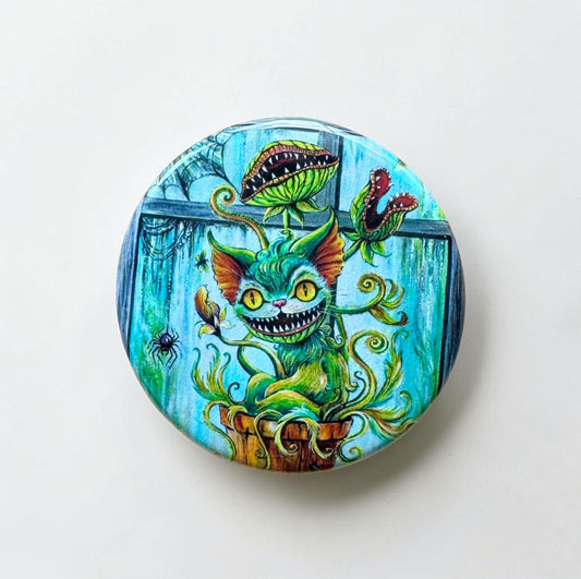 Button "Venus Meowtrap"