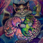 SUPREME MASTER CANVAS "Purrincess and Her Little Monster" Limited to 5 only!