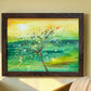 Original Painting "Seeds of Light" Fluid Acrylic on paper