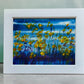 Original Painting "Meadow of Stars" Fluid Acrylic on paper