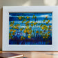 Original Painting "Meadow of Stars" Fluid Acrylic on paper
