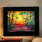 Original Painting "The Light Beyond" Fluid Acrylic on paper