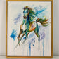 Original Painting "Bliss" Fluid Acrylics on Watercolor Canvas