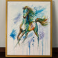 Original Painting "Bliss" Fluid Acrylics on Watercolor Canvas