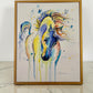 Original Painting "Spirit" Fluid Acrylics on Watercolor Canvas