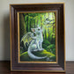 Original Painting "Forest Dragon Kitty"