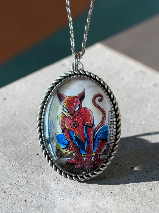 Necklace "Spider Cat"
