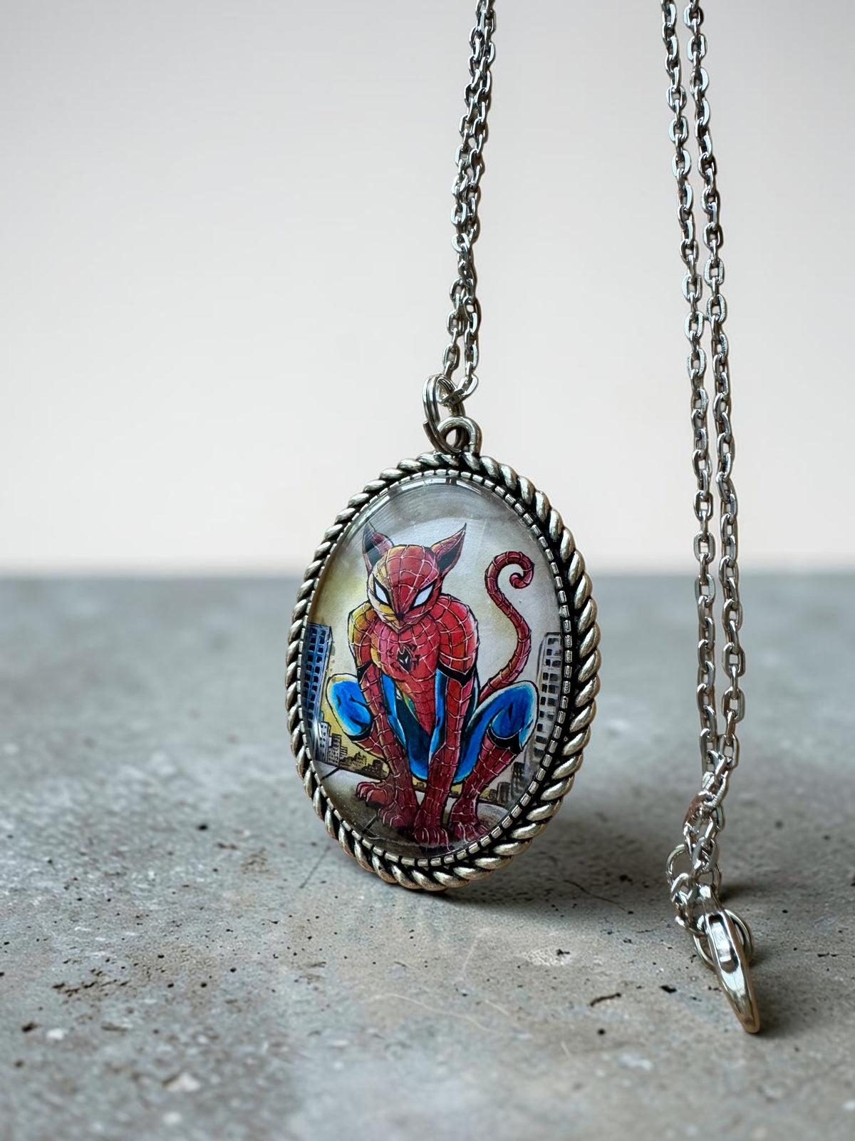 Necklace "Spider Cat"