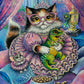 CANVAS "Purrincess and Her Little Monste" Open Edition Canvas Giclee